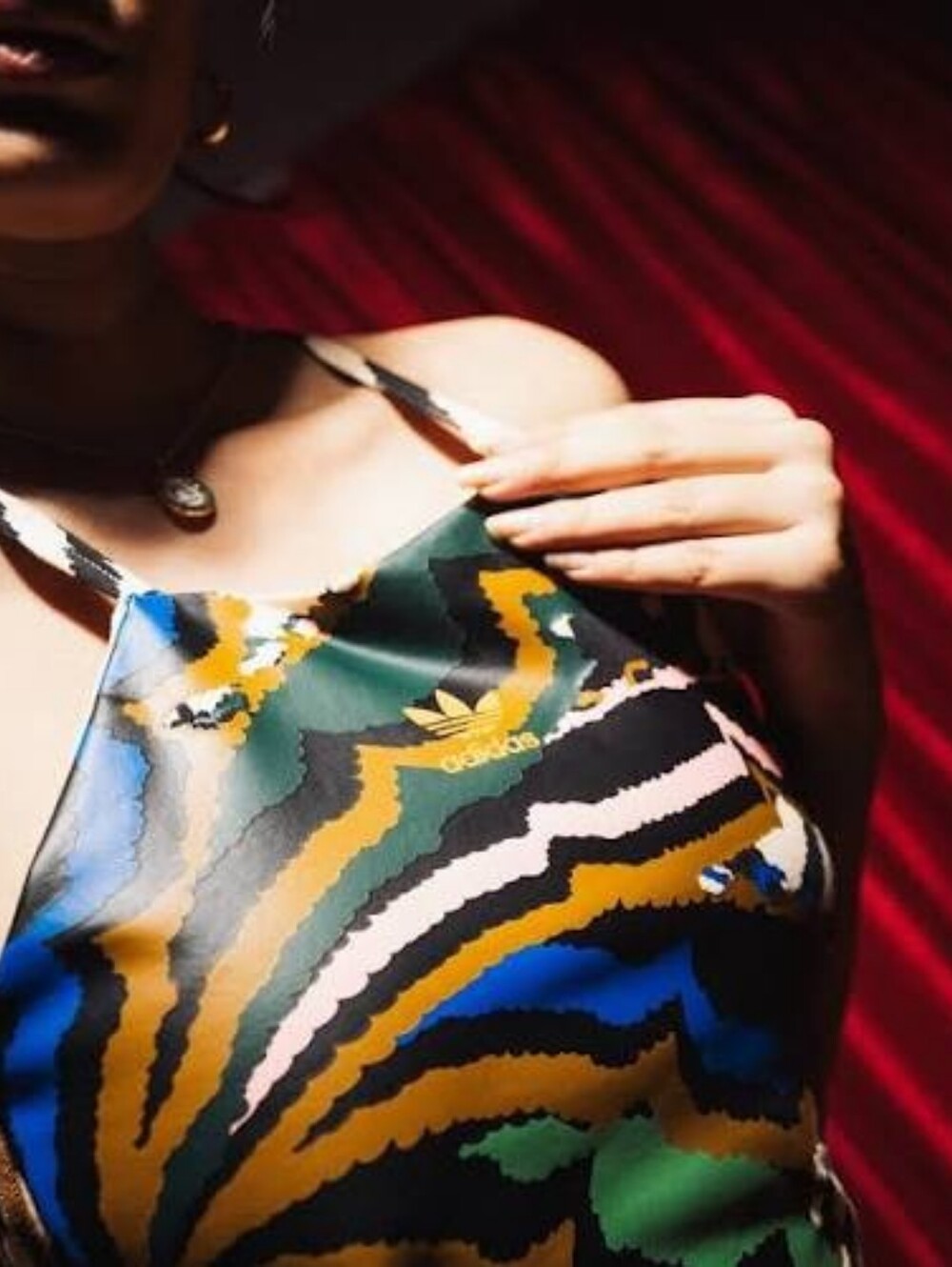 Adidas X Farm Rio 3 Stripes Mini Dress